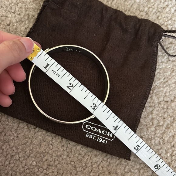 Coach Multicolor Logo Bangle Bracelet - Picture 5 of 7